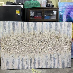 White flower in grey background